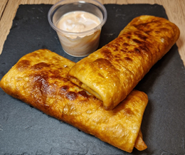 2 Mexican Fried Burrito + Dressing