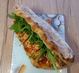 Panuozzo Chicken Enchilada Sandwich