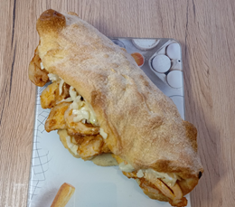 Panuozzo Chicken Gyros/Kebab Sandwich 