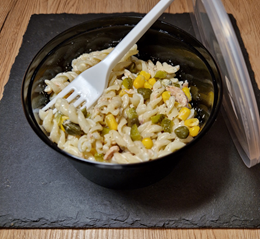 Tuna pasta salad.